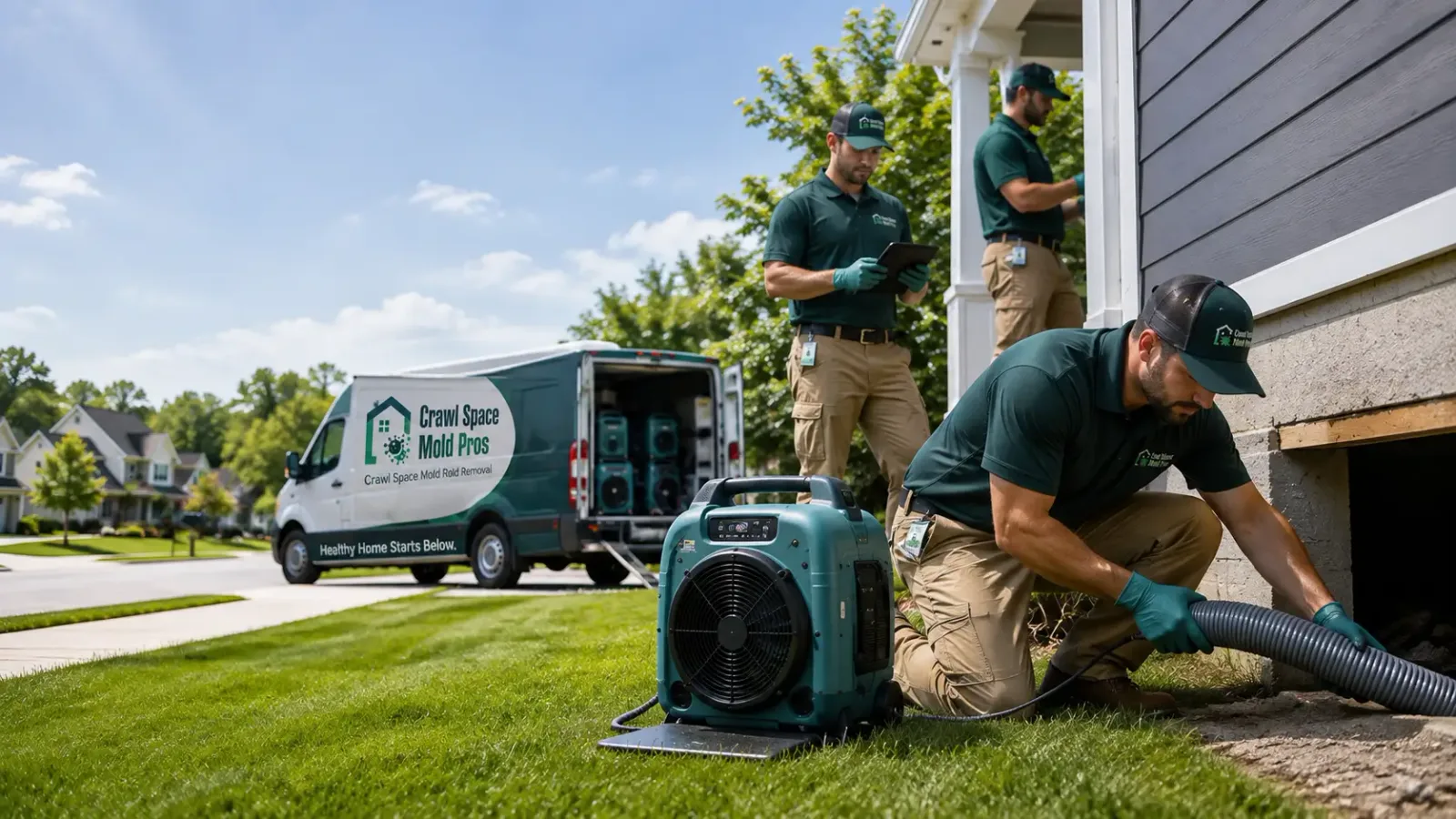 Crawl Space Mold Removal in Wauseon, OH